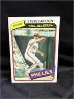 1980 Topps Steve Carlton N L All-star Card