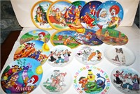 Plastic Character Plates (20) - McDonalds,