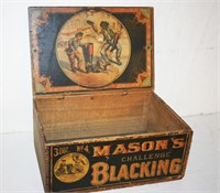 Wooden Lift-Top Mason's Challenge Blacking 3