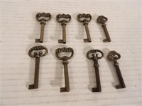Brass Skeleton Keys