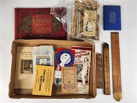 ASSORTED LOT OF ANTIQUE EPHEMERA & ADVERTISING