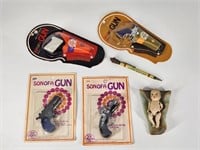 VINTAGE TOY GUNS NEW IN PACKAGE