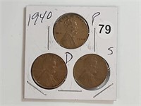 Group  Lincoln  wheat cent    rtrd1079