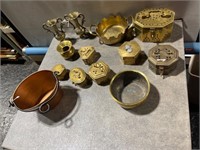 Brass & copper lot