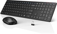 DEELIVA WIRELESS KEYBOARD AND MOUSE RECHARGEABLE