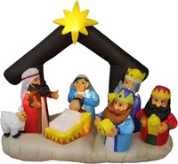 SIZE 72 INCHES LONG CHRISTMAS INFLATABLE NATIVITY