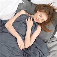 SIZE TWIN 15LBS WEIGHTED BLANKET