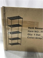 5-LAYER SHELVING RACK SIZE 22IN
