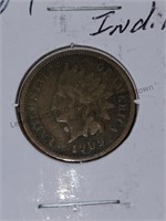 Last year of the Indian Head 1909 penny