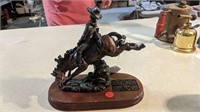 Remington Style Statue Cowboy Skeet Shoot Award
