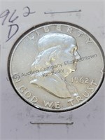 Franklin half $ 1962 D