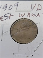 1909 VDB wheat penny
