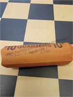 10 dollars roll of miscellaneous park quarters