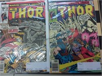 Marvel Comics The Mighty Thor number 258 and 260