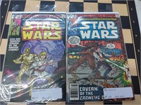 Two Star Wars comics Number 27 and number 28