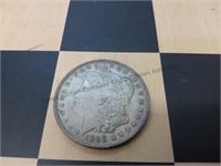 Morgan silver dollar 1896