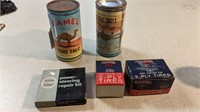 UNOPENED 1946 "CAMEL" TIRE PATCHES & TALC