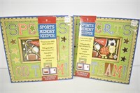 SPORTS MEMORY KEEPER - LOT OF 2