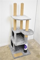 CAT TOWER - NO TOP PIECE - HAS A BREAK ON LOW BOX
