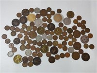 BAG OF ASSORTED OLD COINS