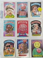 1980s GARBAGE PAIL KIDS STICKER CARDS