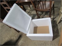 Cryopak large styrofoam cooler