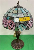 11 - TIFFANY-STYLE TABLE LAMP 20" (F204)