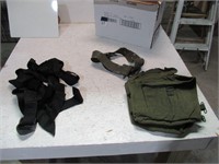military straps and bags