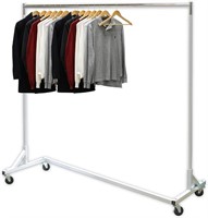 NEW $110  Industrial Grade Z-Base Garment Rack