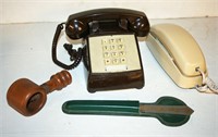 Vintage Phones, Deco Letter Opener, Wooden Turning