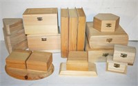 (17+) Wooden Boxes - Most Undecorated