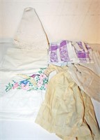 Early Doll Clothes, Linen Napkins & Tablecloths
