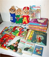 Set of (3) Chipmunks, Children's Golden Books,