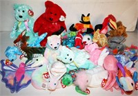 Lg Lot of Ty Beanie Babies - Approx. 40 Pcs.