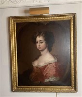 Oil Painting on Canvas, Lady Cavendish of Devonshi