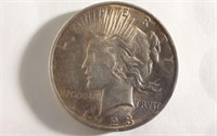 Antique 1923 Peace Silver Dollar