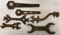 lot of 6 Wrenches Heil & others