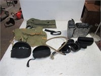 army bags, protective eyewear