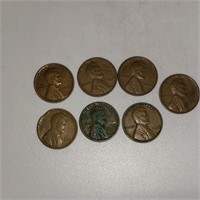 Lot of 1930's wheat pennies