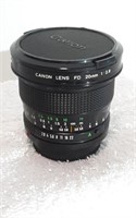 Cannon FD 20mm 1:28 Interchangeable Camera Lens