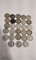 Mercury Dimes-Silver