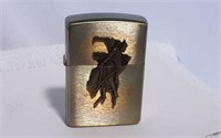 Marlboro Raised Brass Full-Size Zippo Lighter