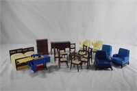 Lot of Plastic Doll House furniture