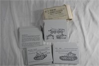 Military Armored Vehicle regonition cards