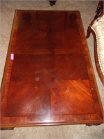 Burled Walnut Coffee Table-15" x 53" x 34"