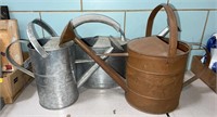 3 WATERING CANS