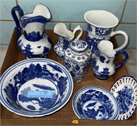 COLLECTION OF BLUE & WHITE CHINA