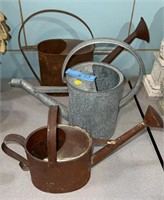 3 CONTEMPORARY WATERING CANS