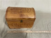 Box with Tooled leather engraving