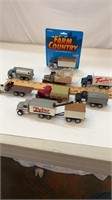 Lot of Eight Farming Trucks